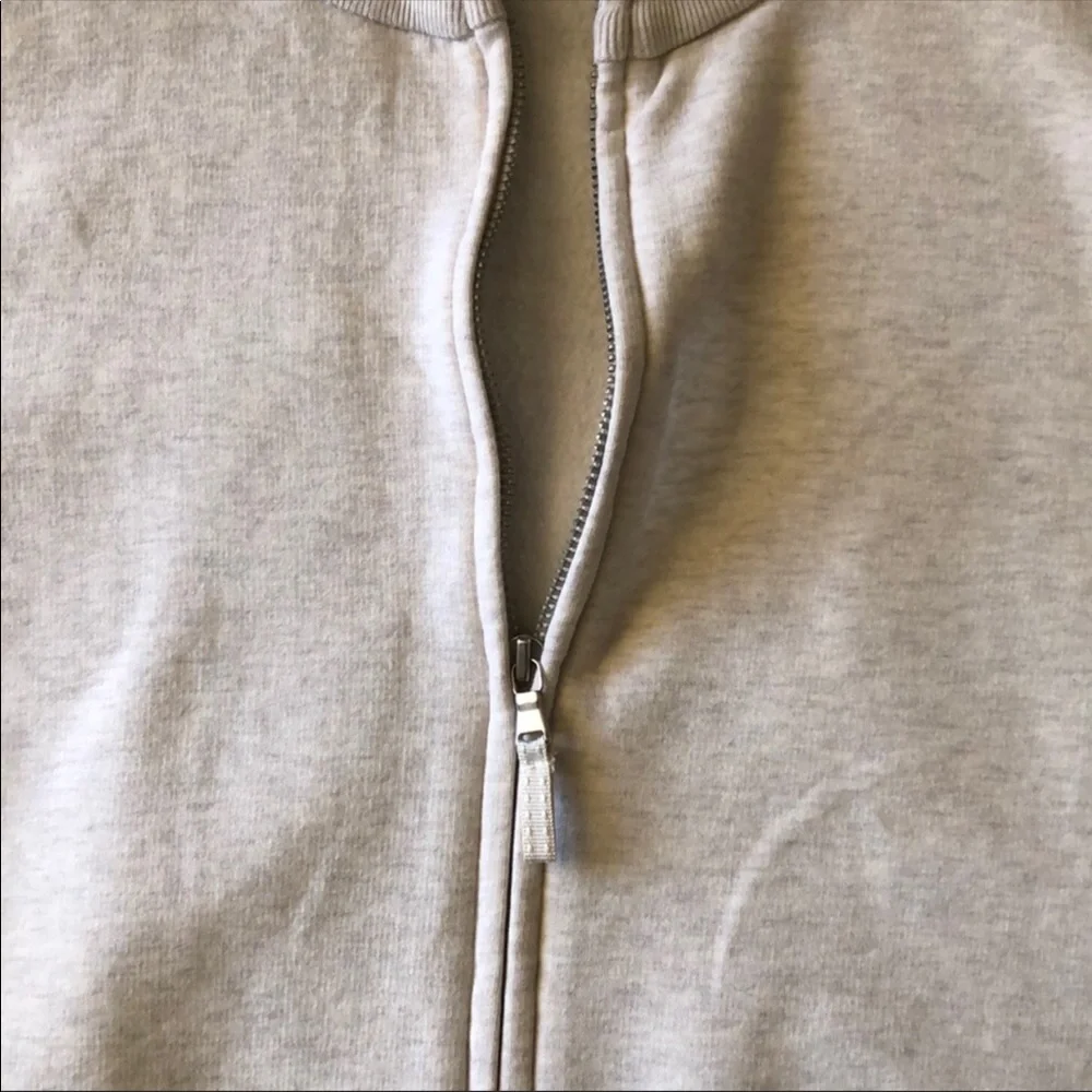 Land’s End Off White Lightweight Zipper Jacket size M